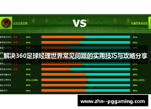 解决360足球经理世界常见问题的实用技巧与攻略分享 解决360足球经理世界常见问题的实用技巧与攻略分享
