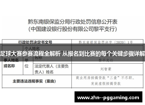 足球大赛参赛流程全解析 从报名到比赛的每个关键步骤详解 足球大赛参赛流程全解析 从报名到比赛的每个关键步骤详解